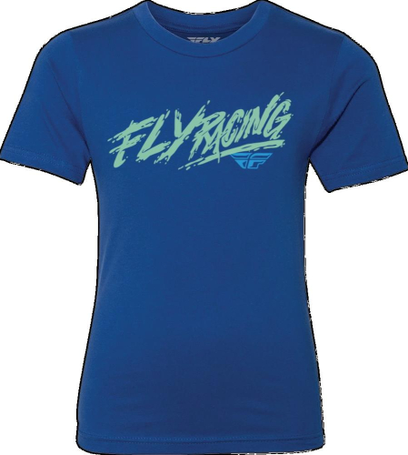 Fly Racing - Fly Racing Fly Khaos Youth T-Shirt - 352-0021YM - Blue - Medium