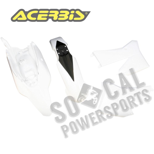 Acerbis - Acerbis Plastic Kit - White - 2253030002