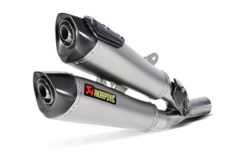 Akrapovic - Akrapovic Slip-On Line Dual Exhaust - Titanium Mufflers - S-D12SO2-HXT