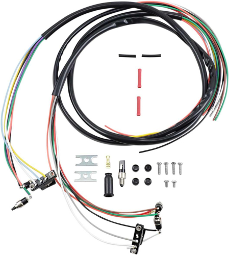 Drag Specialties - Drag Specialties Handlebar Wiring Harness with Switches and Hardware - 74660-HC9