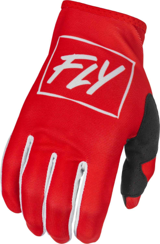 Fly Racing - Fly Racing Lite Gloves - 375-712XS - Red/White - X-Small