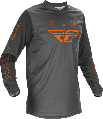 Fly Racing - Fly Racing F-16 Jersey - 374-926L - Gray/Orange - Large