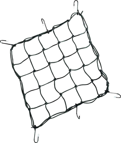 Drag Specialties - Drag Specialties Cargo Net - 15in. x 15in. - 10-6099B-HC4