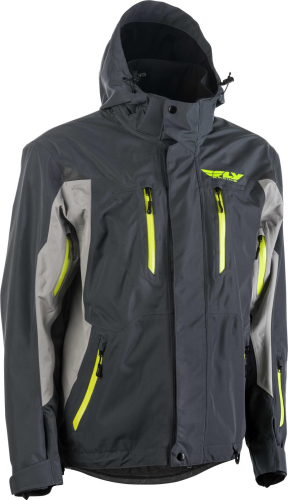 Fly Racing - Fly Racing Incline Jacket - 470-4101S - Charcoal/Gray - Small