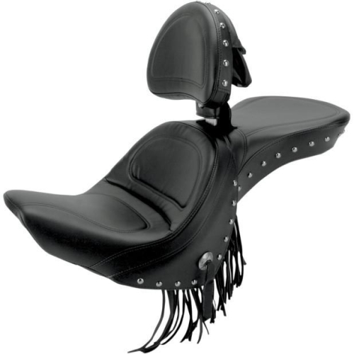 Saddlemen - Saddlemen Classic Explorer Seat with Backrest - 800-23-044