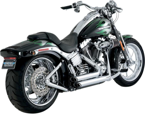 Vance & Hines - Vance & Hines Shortshots Staggered Exhaust System - Chrome - 17221