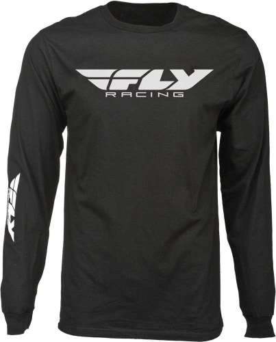 Fly Racing - Fly Racing Fly Corporate Long Sleeve Shirt - 352-41402X - White - 2XL