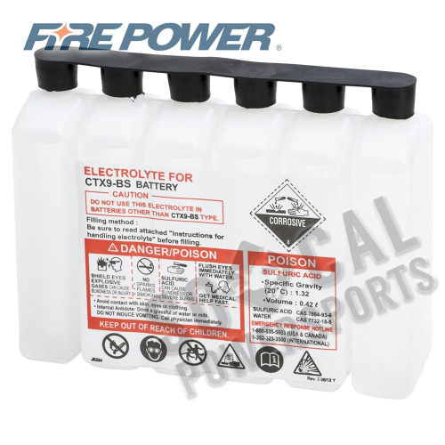 WPS - WPS Sealed Battery Electrolyte Pack - 450CC CTX