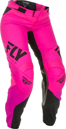 Fly Racing - Fly Racing Lite Race Girls Youth Pants - 191361057908 - Neon Pink/Black - 22