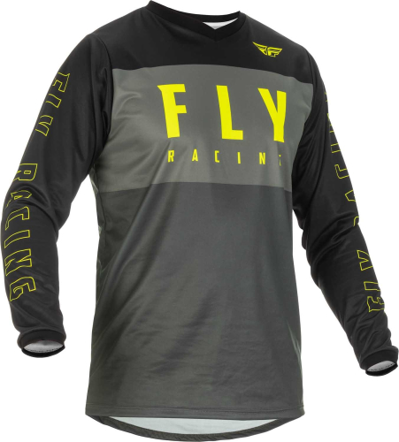 Fly Racing - Fly Racing F-16 Jersey - 375-922M - Gray/Black/Hi-Viz - Medium