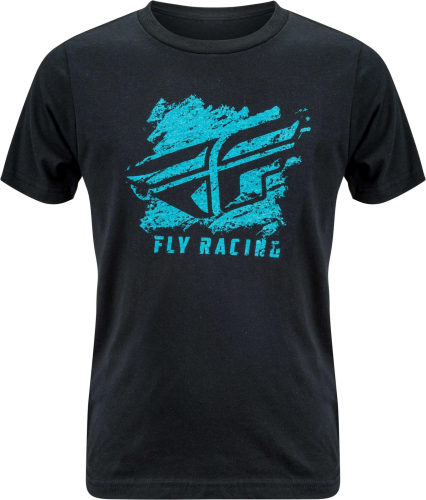 Fly Racing - Fly Racing Crayon Youth T-Shirt - 352-1110YS - Black - Small