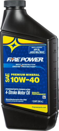 Fire Power - Fire Power Premium Mineral Motor Oil - 10w40 - 55gal. - 196981