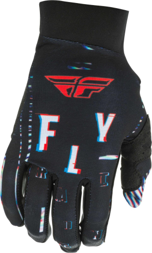 Fly Racing - Fly Racing Pro Lite Glitch Gloves - 372-81607 - Black - 07