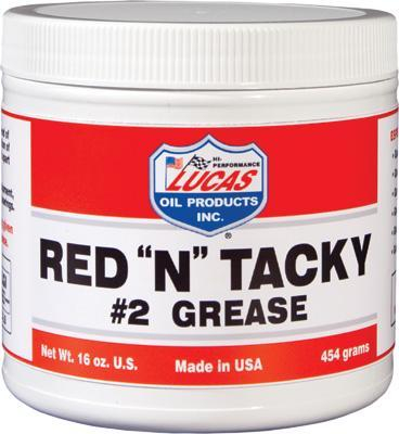 Lucas Oil - Lucas Oil Red N Tacky #2 Grease - 1lb. Tub - 10574