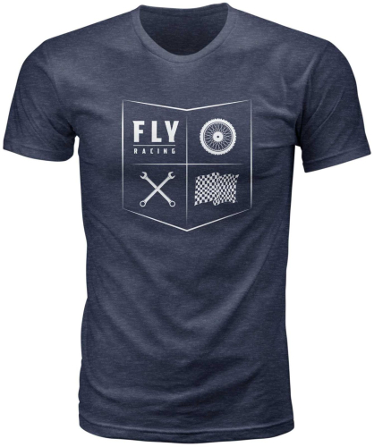 Fly Racing - Fly Racing Fly All Things Moto T-Shirt - 352-1208L - Midnight Navy - Large