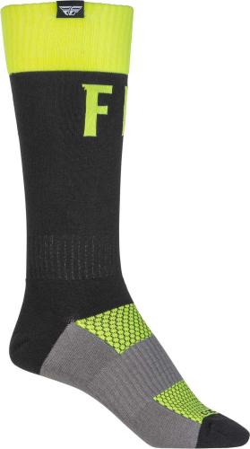 Fly Racing - Fly Racing Mx Pro Socks - 350-0530S - Hi-Vis/Black - Small