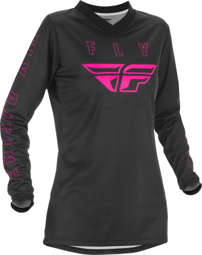 Fly Racing - Fly Racing F-16 Womens Jersey - 374-820X - Black/Pink - X-Large