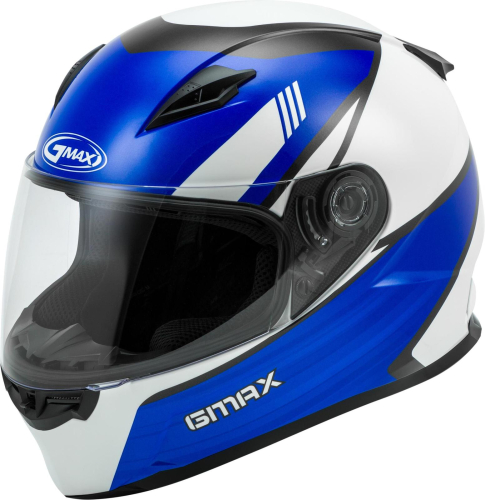 G-Max - G-Max FF-49 Deflect Helmet - G1494516 - White/Blue - Large