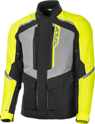 Fly Racing - Fly Racing Terra Trek Jacket - #6179 477-2114~2 - Black/Hi-Vis - Small