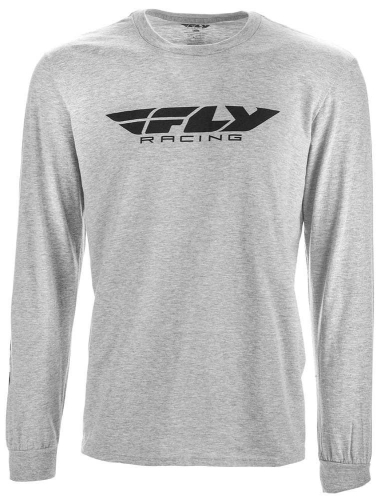 Fly Racing - Fly Racing Fly Corporate Long Sleeve Shirt - 352-4149S - Gray Heather - Small