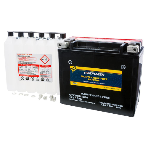 Fire Power - Fire Power Sealed AGM Battery - CTX20HL-BSA