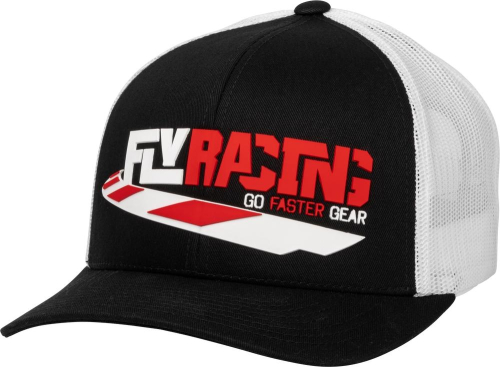 Fly Racing - Fly Racing Fly Lowside Hat - 477-0041 - Black/White - OSFM