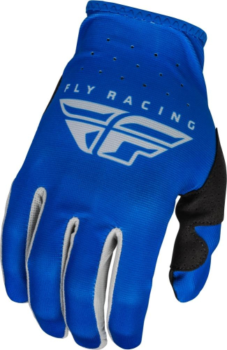 Fly Racing - Fly Racing Lite Youth Gloves - 376-711YS - Blue/Gray - Small