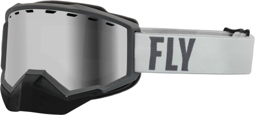 Fly Racing - Fly Racing Focus Goggles - 37-50083 - Gray/Dark Gray / Silver Mirror Smoke Lens - OSFM