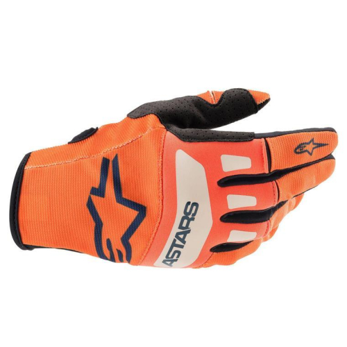 Alpinestars - Alpinestars Techstar Gloves - 3561021-472- XL - Orange/Dark Blue/Off White - X-Large