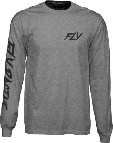 Fly Racing - Fly Racing Fly Fusion Long Sleeve Tee - 352-06602X - Dark Gray Heather - 2XL