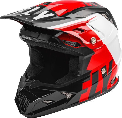 Fly Racing - Fly Racing Toxin Transfer MIPS Youth Helmet - 73-8541YS - Red/Black/White - Small