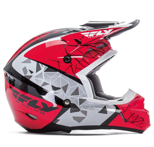 Fly Racing - Fly Racing Kinetic Crux Helmet - 73-3382X - Red/Black/White - X-Large