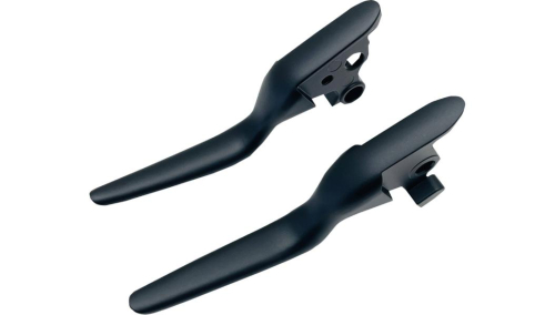 Drag Specialties - Drag Specialties Custom Lever Set - Gloss Black - 0610-2260