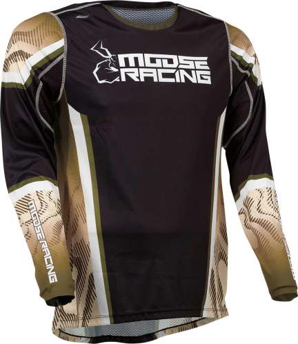 Moose Racing - Moose Racing Agroid Jersey - 2910-7411 - Olive/Tan - X-Large