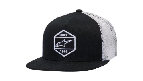 Alpinestars - Alpinestars Bolt Trucker Hat - 1213810141020OS - Black/White - OSFM