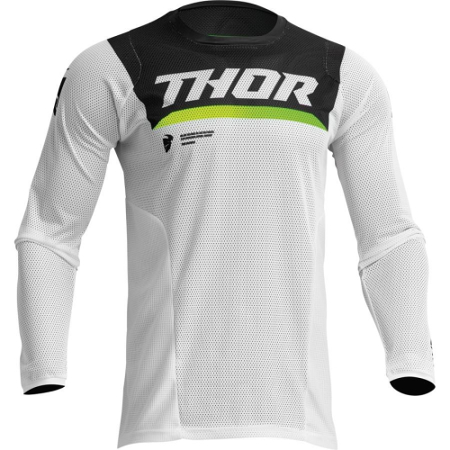 Thor - Thor Pulse Air Cameo Jersey - 2910-7048 - White/Black - Medium