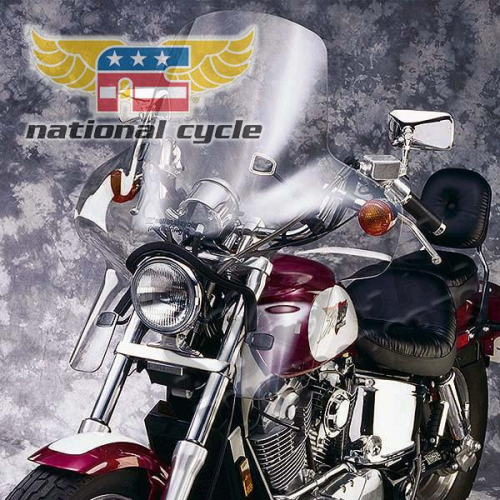 National Cycle - National Cycle Plexifairing 3 Windshield - Clear - N8693-01