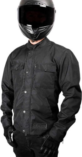 Thrashin Supply Company - Thrashin Supply Company Atlas Riding Jacket - TMJ-02-10 - Black - Large