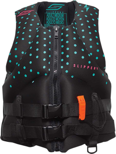 Slippery - Slippery Surge Neo Womens Vest - 3241-0140 - Black/Mint - Small