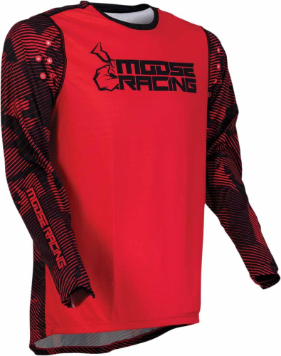 Moose Racing - Moose Racing Agroid Jersey - 2910-6399 - Red/Black - Medium