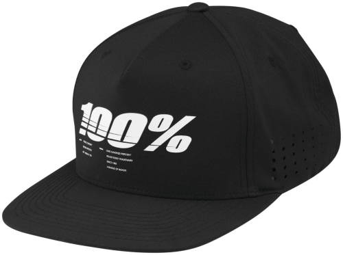 100% - 100% Drive Snapback Hat - 20087-001-01 - Black - OSFM