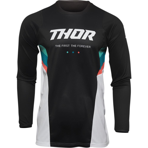 Thor - Thor Pulse React Jersey - 2910-6529 - White/Black - Small