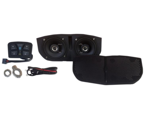 Hogtunes - Hogtunes Bluetooth-Enabled Speaker System Kit For Memphis Shades Batwing Fairings - MSA1-BT