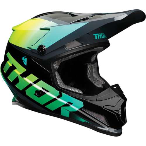 Thor - Thor Sector Fader Helmet - 0110-6801 - Acid/Teal - X-Large