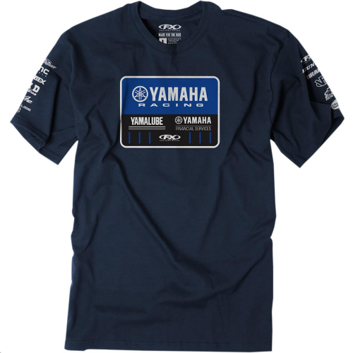 Factory Effex - Factory Effex Yamaha Racewear T-Shirt - 23-87282 - Navy - Medium