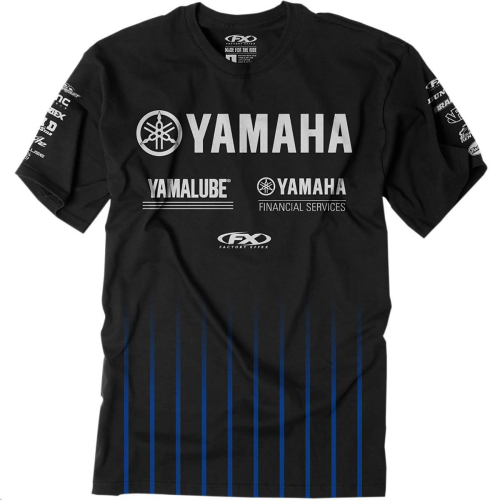 Factory Effex - Factory Effex Yamaha Racewear T-Shirt - 23-87274 - Black - Large