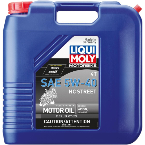 Liqui Moly - Liqui Moly 4T HC Street Motor Oil - 5W-40 - 60L. - 20752