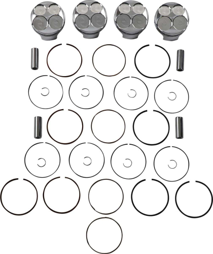 J.E. Pistons - J.E. Pistons FSR Piston - 2.00mm Oversize to 69.00mm, 13.5:1 Compression - 262277