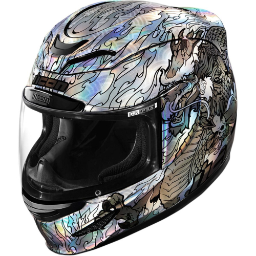 Icon - Icon Airmada Legion Helmet - 0101-12289 - Silver - X-Large