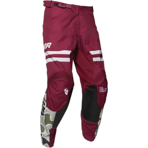 Thor - Thor Pulse Fire Pants - 2901-8456 - Black/Maroon - 34